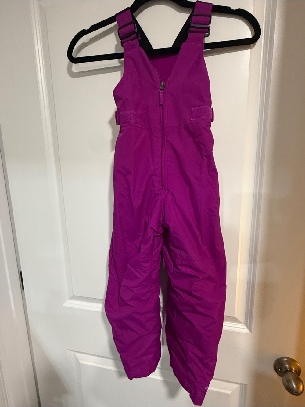 Kids Columbia Bib Snow Bibs - Magenta/Purple